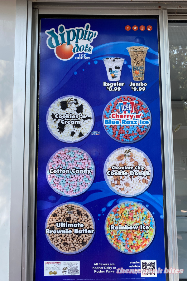 Dippin' Dots Splish Splash theme park bites