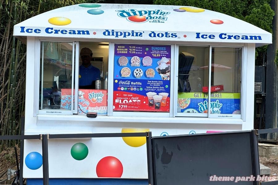 theme park bites: Dippin' Dots – Six Flags America