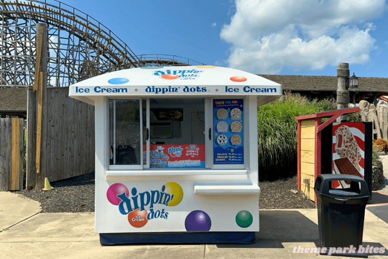 Dippin' Dots Six Flags America theme park bites