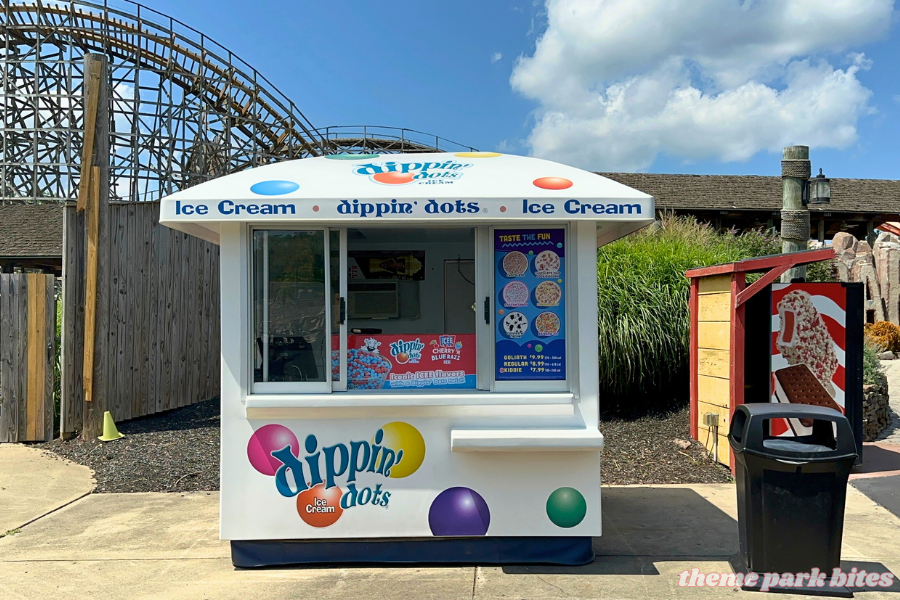 theme park bites: Dippin' Dots – Six Flags America