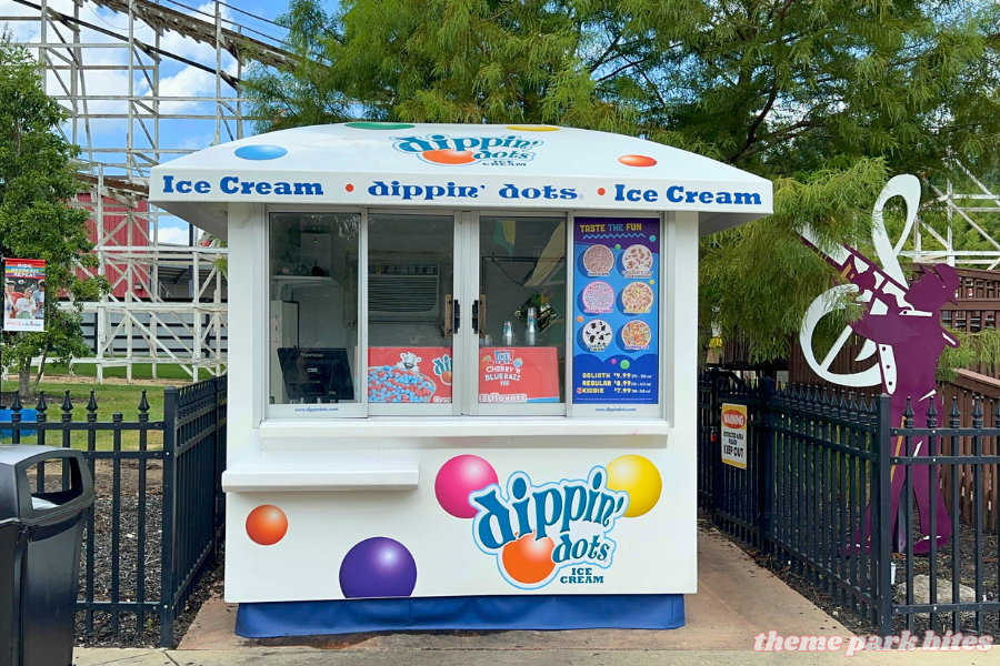 theme park bites: Dippin' Dots – Six Flags America