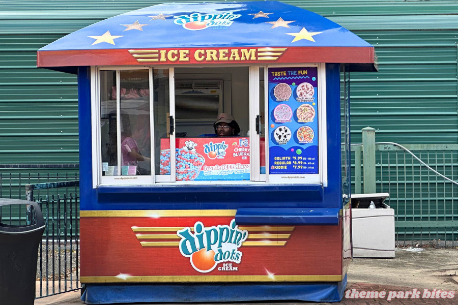 theme park bites: Dippin' Dots – Six Flags America