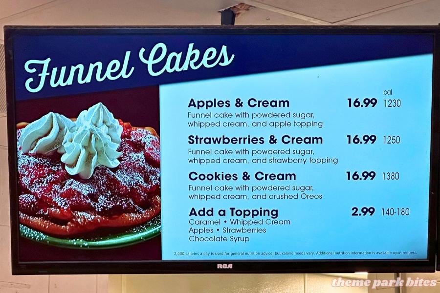 Liberty Funnel Cake Bakery theme park bites