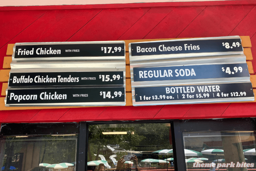 The Chicken Coop theme park bites