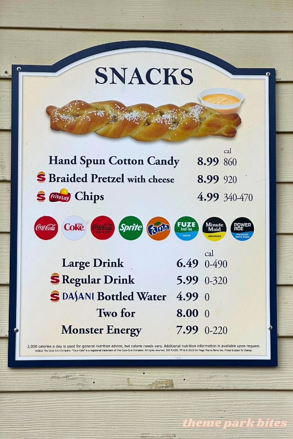 Main Street Snacks theme park bites
