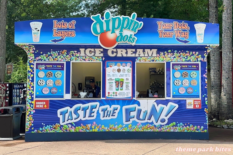 theme park bites: Dippin' Dots – Six Flags America