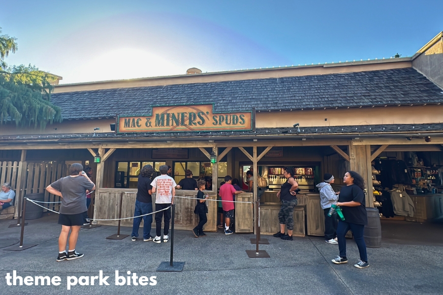 miner's mac & spuds knott's berry farm