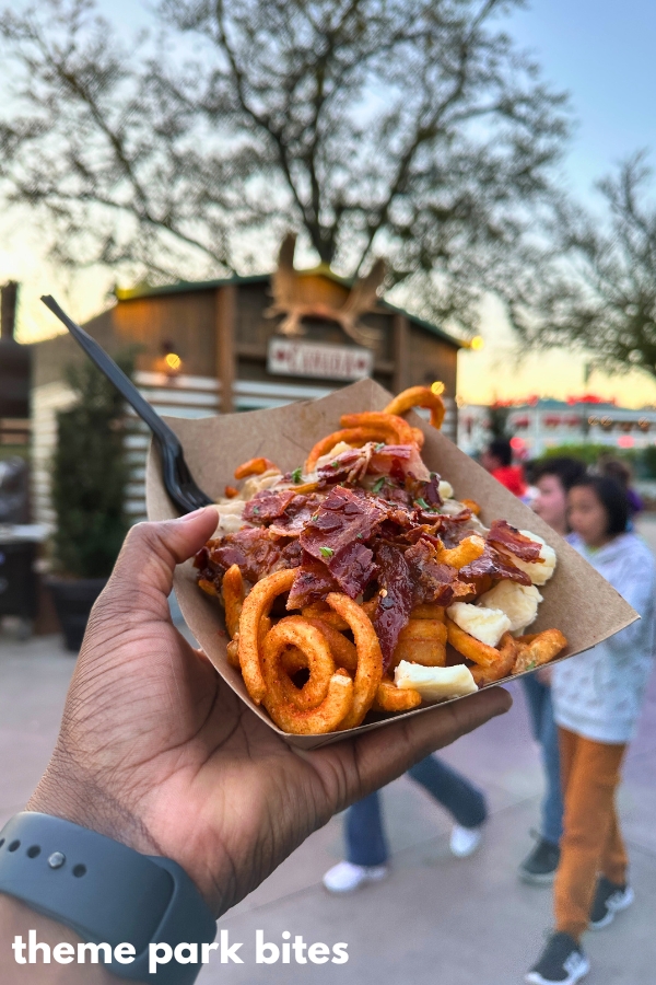 candied bacon and onion poutine universal orlando