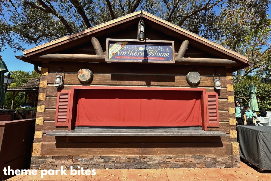 epcot flower and garden outdoor kitchen northern bloom