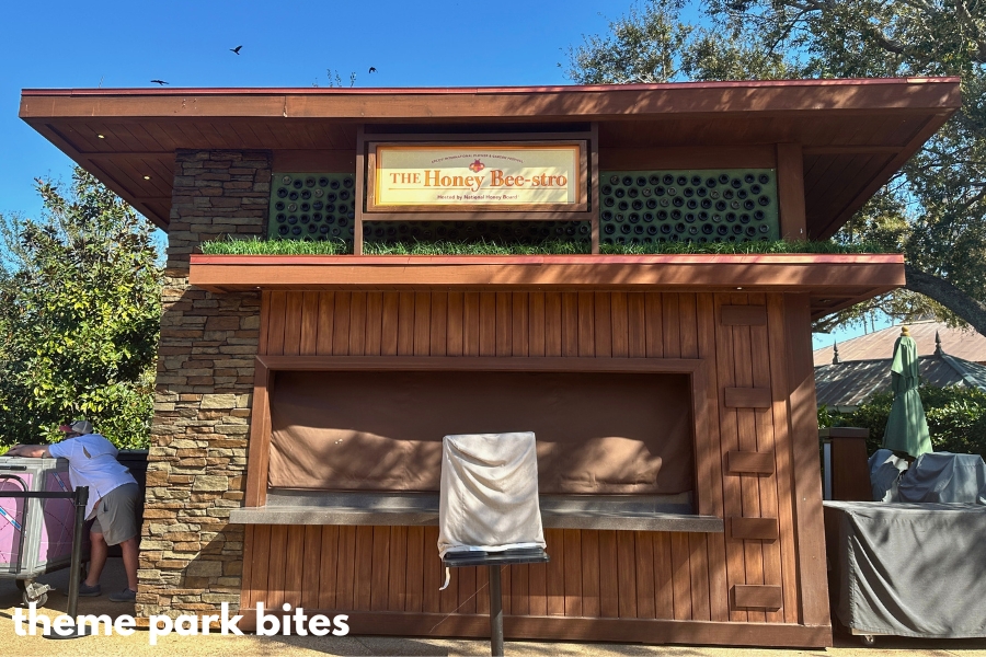 epcot flower and garden outdoor kitchen the honey bee-stro