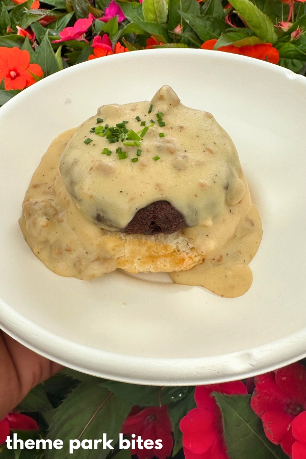 brunchcot biscuit and gravy flower and garden festival epcot