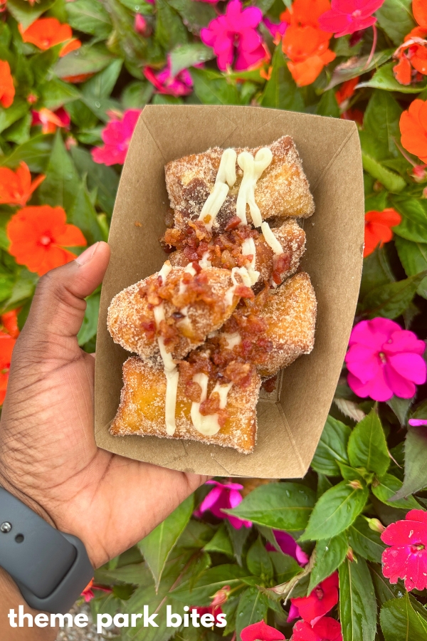 brunchcot fried cinnamon roll bites flower and garden festival epcot