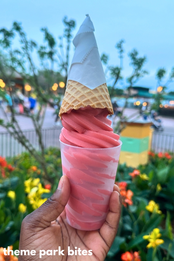 swirled showcase strawberry basil sorbet flower and garden festival epcot