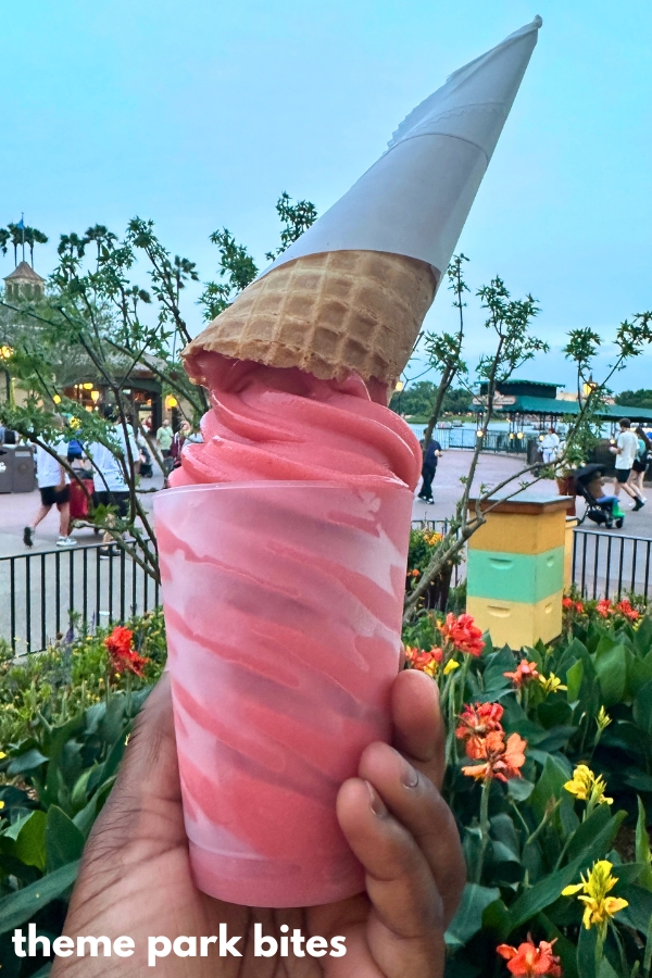 strawberry basil sorbet flower and garden festival epcot 2024