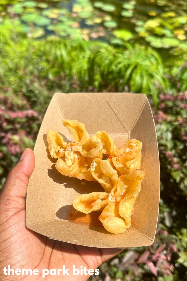 lotus house housemade cheesy crab wontons flower and garden festival epcot