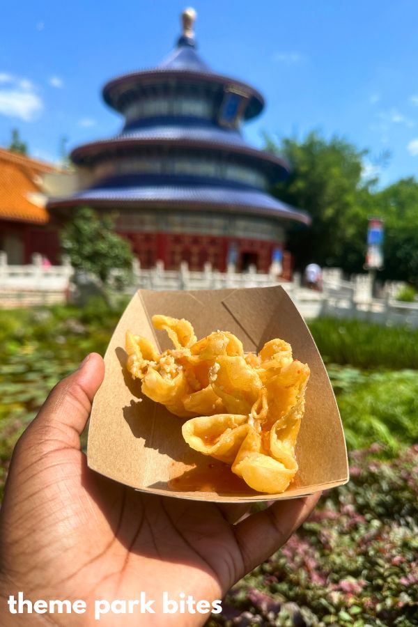 housemade cheesy crab wontons flower and garden festival epcot 2024
