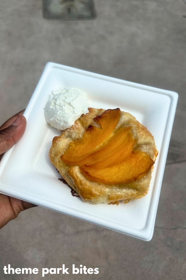 peach galette epcot flower and garden festival menu and prices 2024