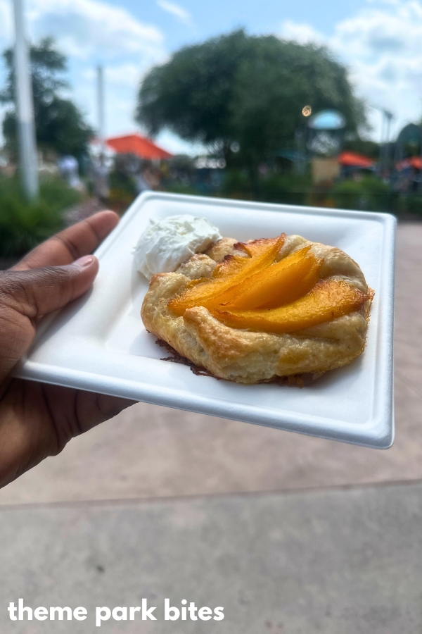 peach galette epcot flower and garden festival