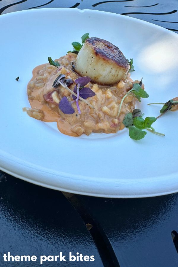 seared scallop flower and garden festival epcot 2024