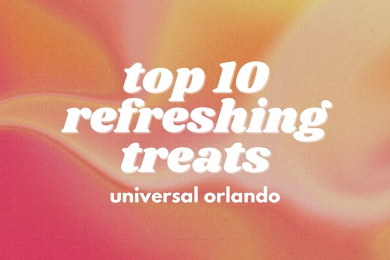 Top 10 Refreshing Treats to Beat the Heat at Universal Orlando